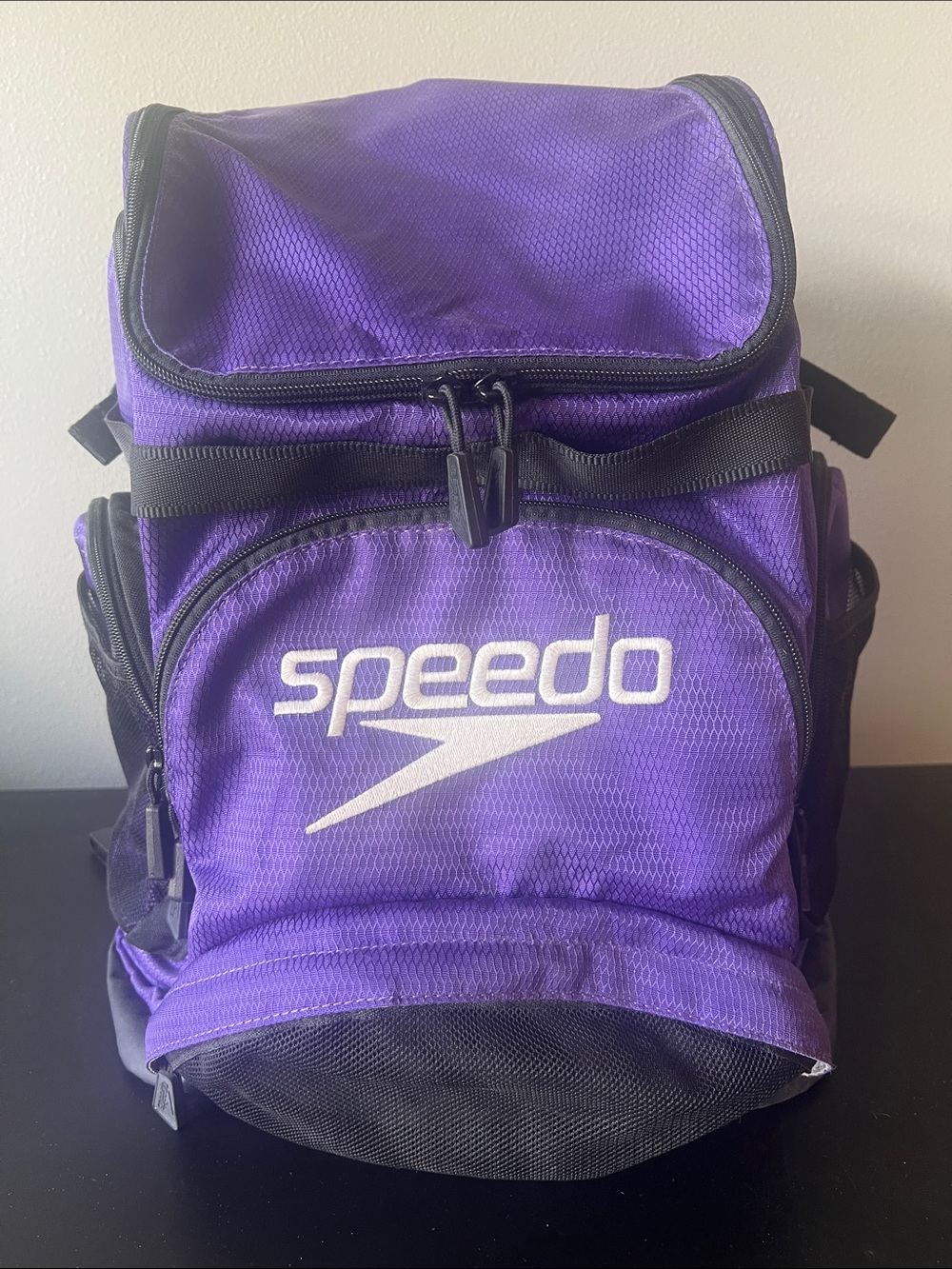 Speedo Teamster Purple Swim Backpack VGUC